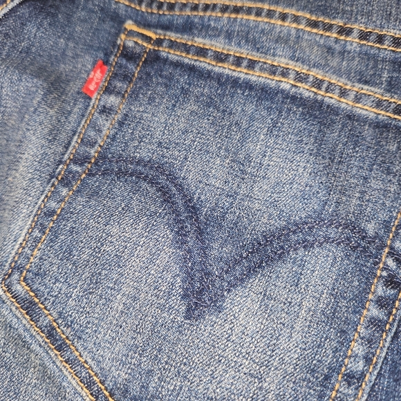Levi's Blue Straight Leg Jeans Classic Denim - Picture 5 of 5